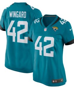 Women's Jacksonville Jaguars Andrew Wingard Teal Game Jersey JS1835 nicesnker