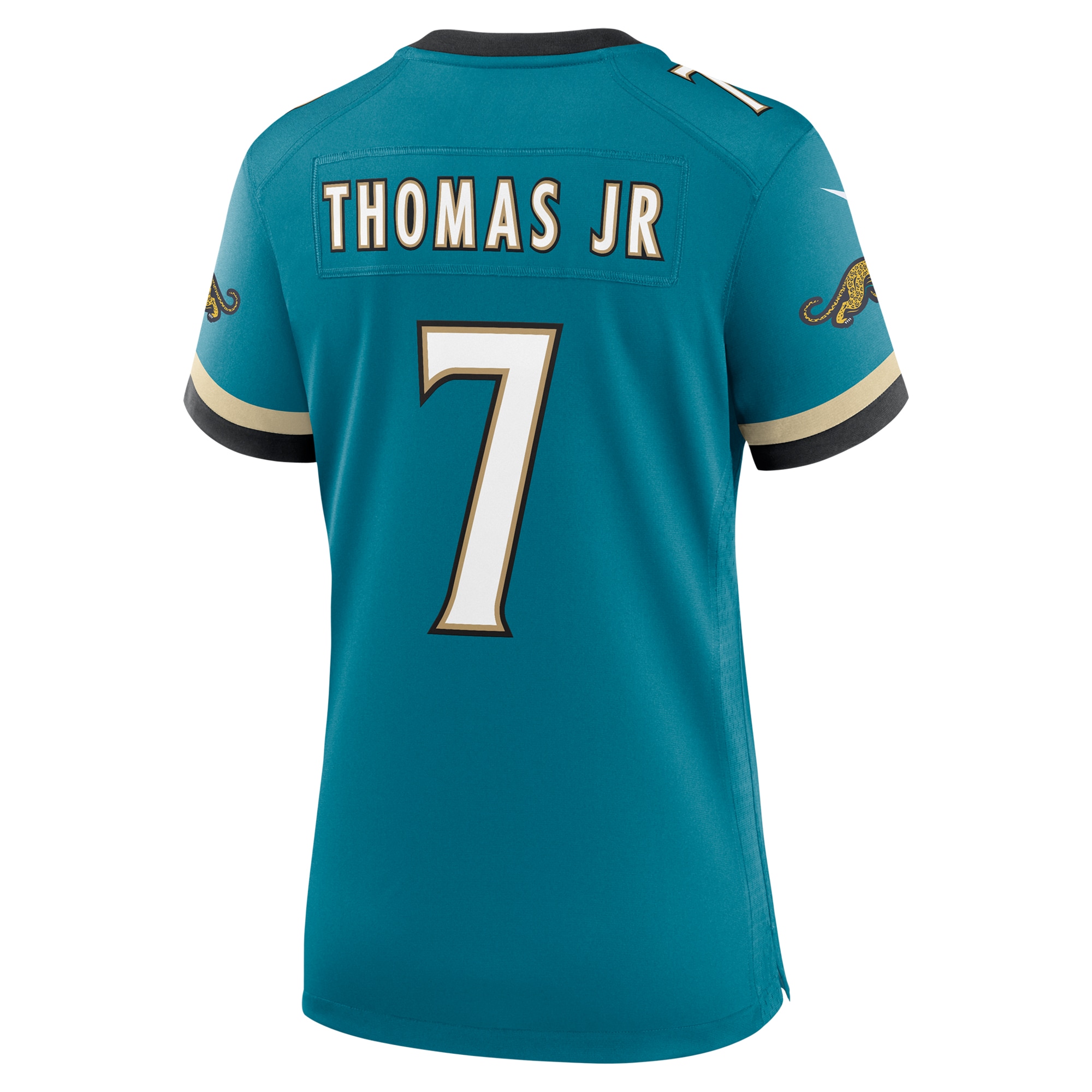 Women's Jacksonville Jaguars Brian Thomas Jr. Teal Prowler Throwback Game Jersey JS8164 nicesnker - Image 3