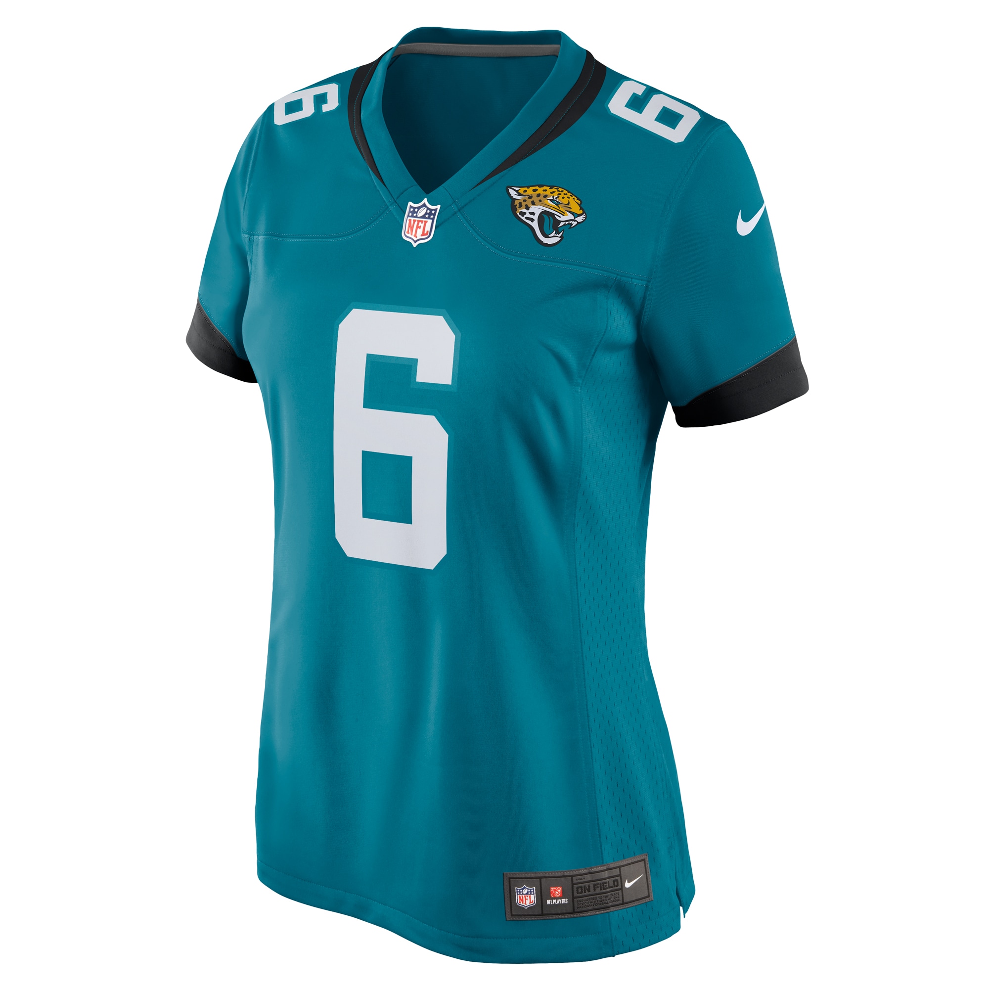 Women's Jacksonville Jaguars Chris Claybrooks Teal Game Player Jersey JS1430 nicesnker - Image 2