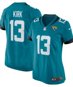 Women's Jacksonville Jaguars Christian Kirk Teal Game Jersey JS3336 nicesnker
