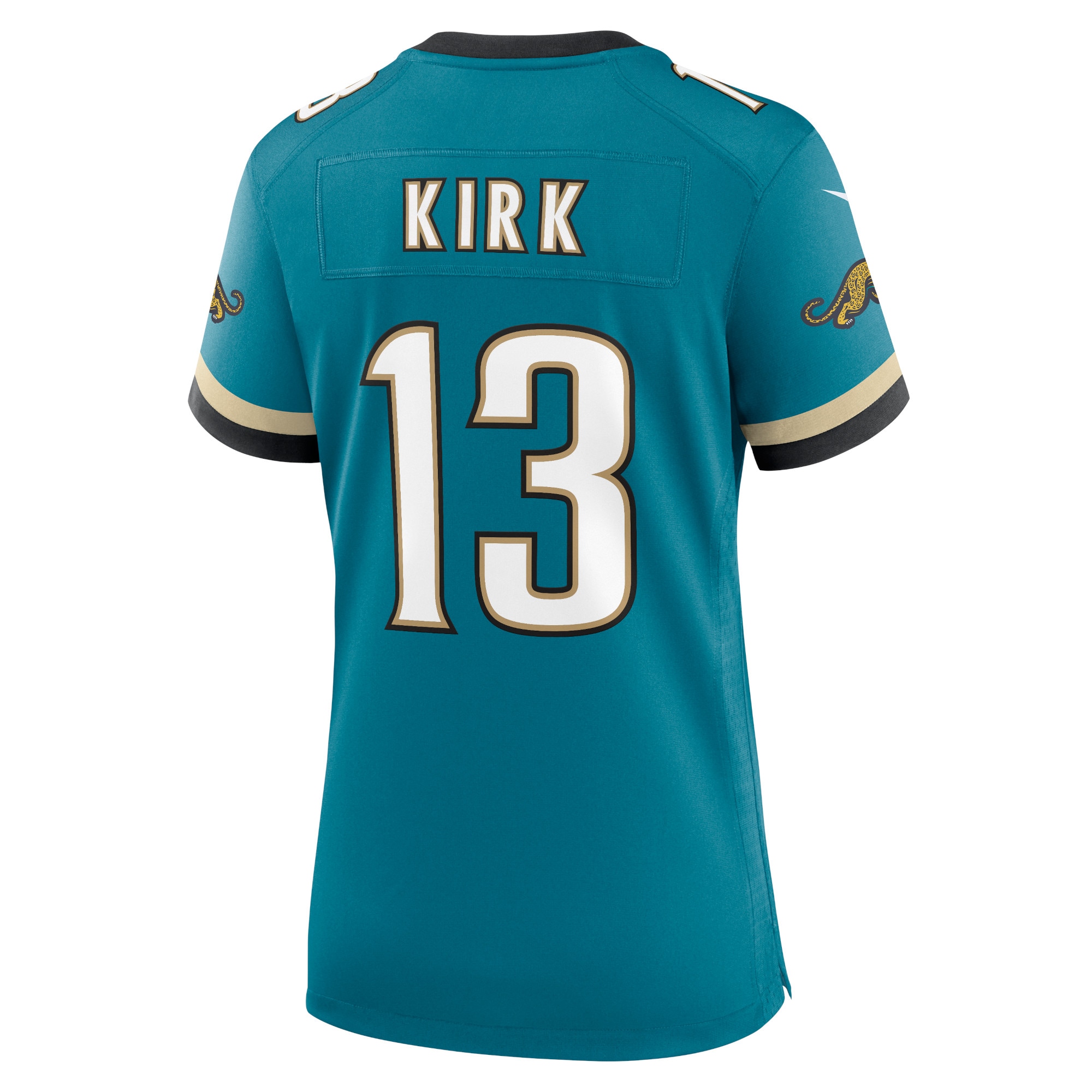 Women's Jacksonville Jaguars Christian Kirk Teal Prowler Throwback Game Jersey JS4921 nicesnker - Image 3