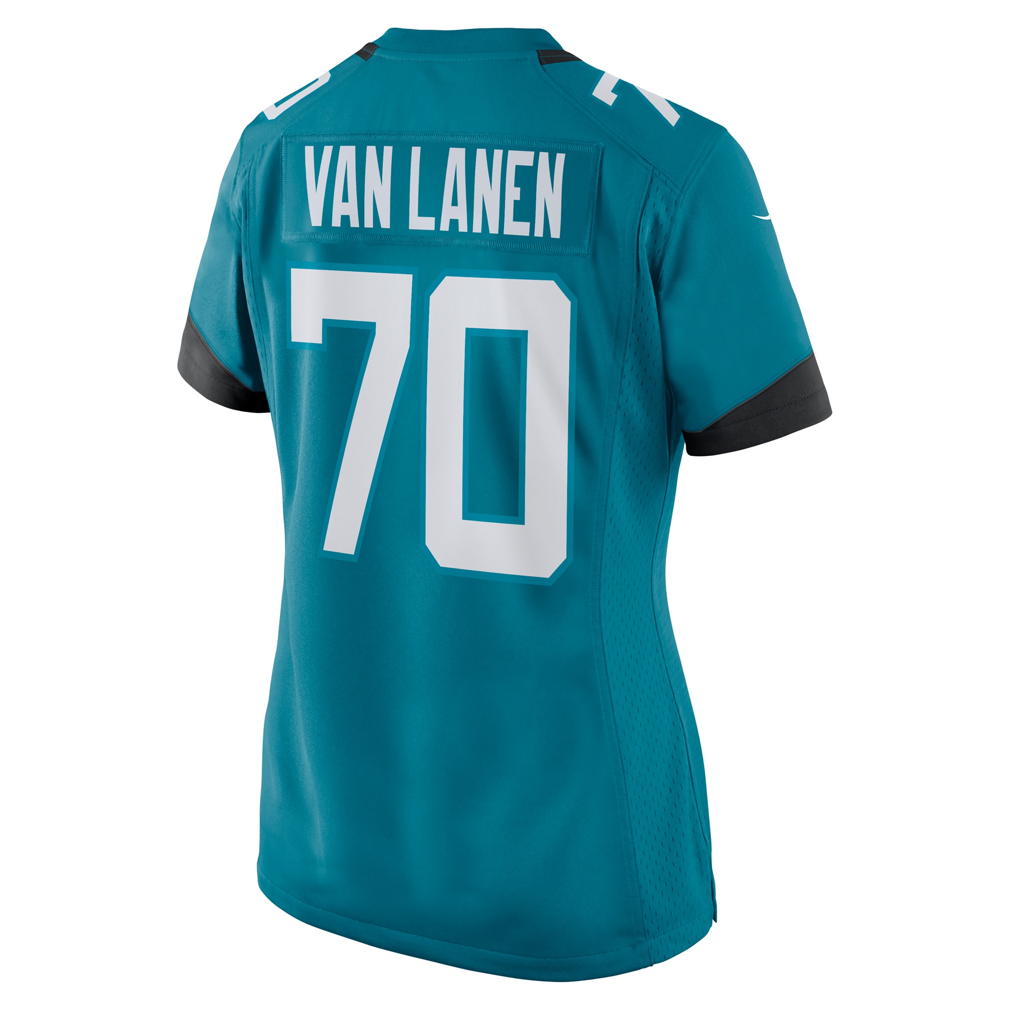 Women's Jacksonville Jaguars Cole Van Lanen Teal Game Player Jersey JS5466 nicesnker - Image 3