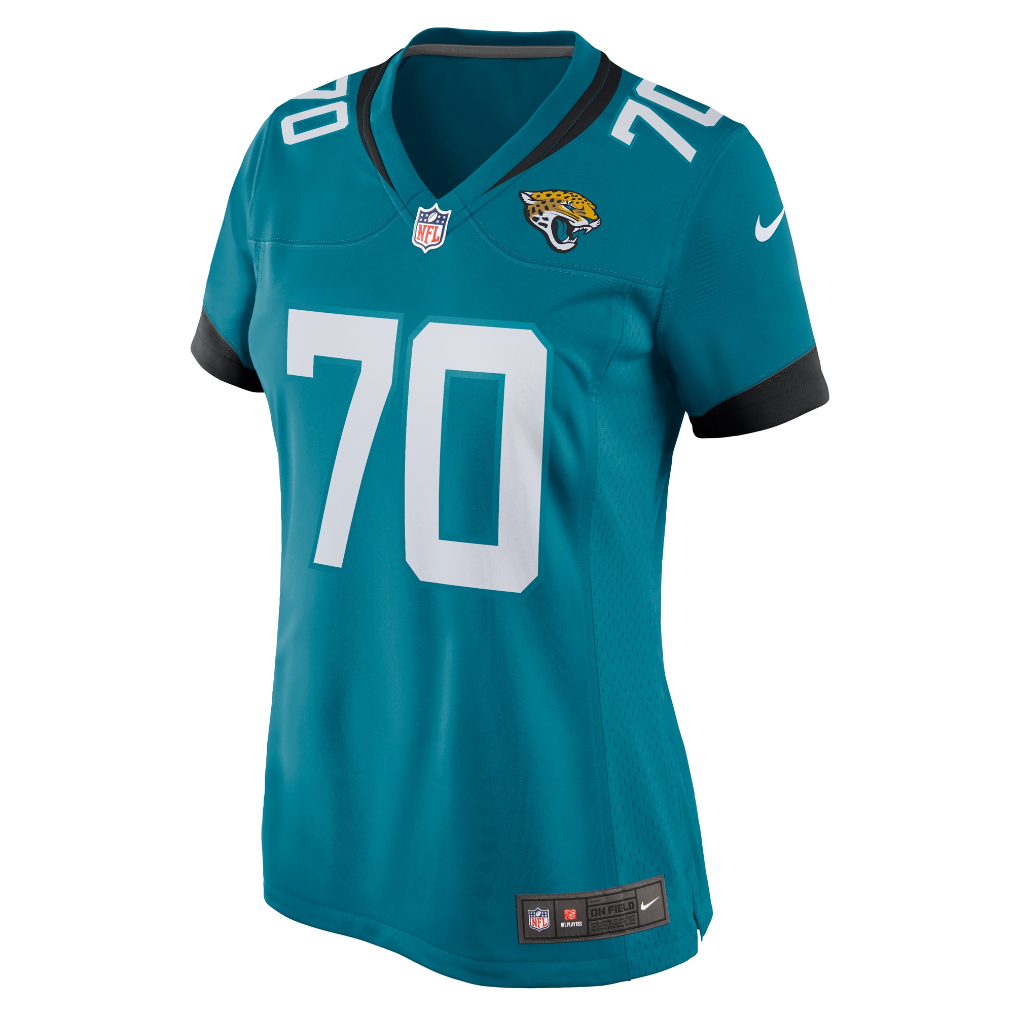 Women's Jacksonville Jaguars Cole Van Lanen Teal Game Player Jersey JS5466 nicesnker - Image 2