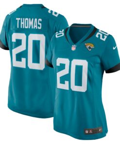 Women's Jacksonville Jaguars Daniel Thomas Teal Game Jersey JS1946 nicesnker