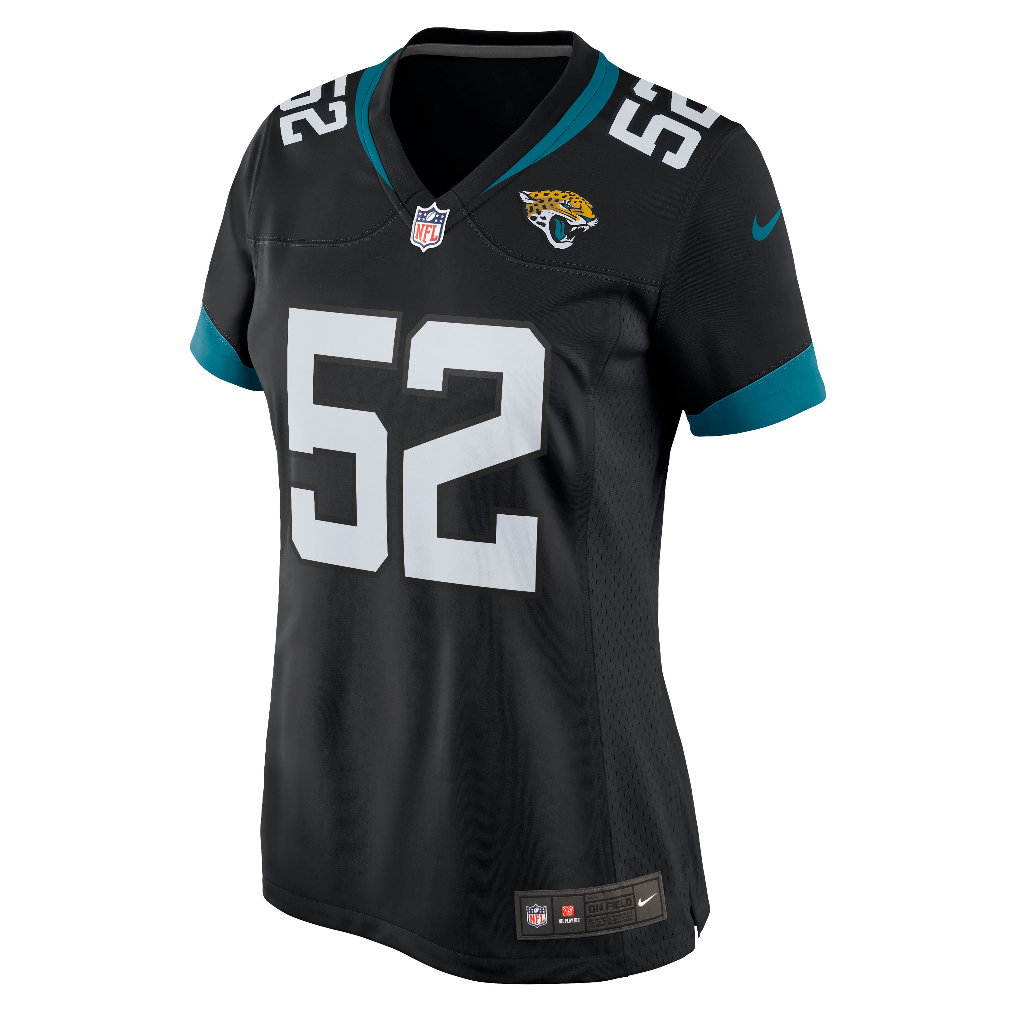 Women's Jacksonville Jaguars DaVon Hamilton Black Game Jersey JS5091 nicesnker - Image 2