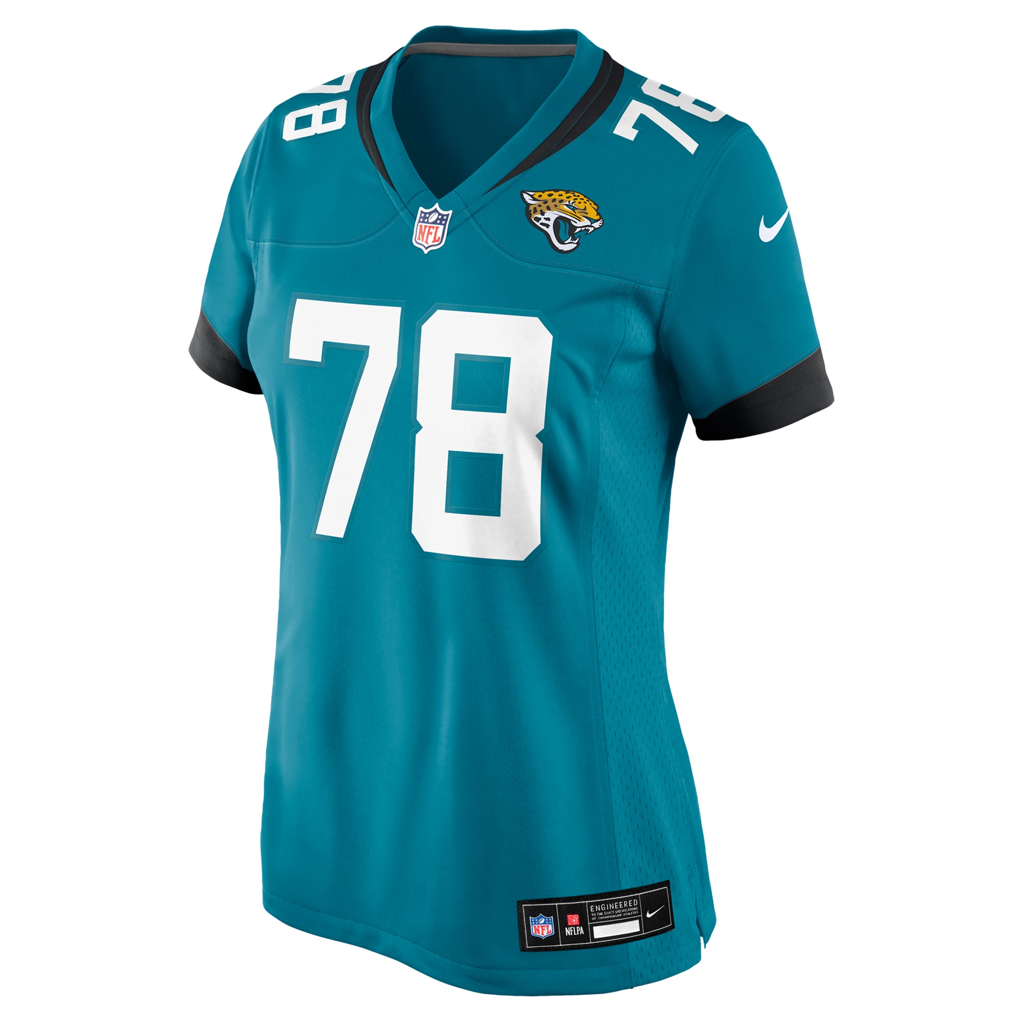 Women's Jacksonville Jaguars Dennis Daley Teal Game Jersey JS3822 nicesnker - Image 2