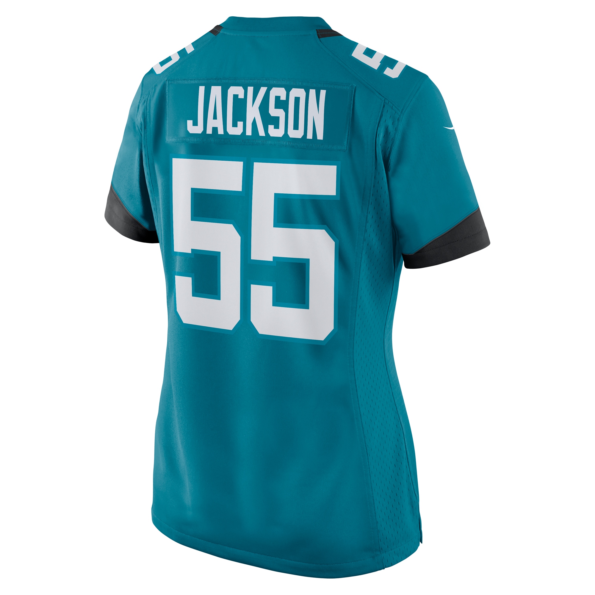 Women's Jacksonville Jaguars Dequan Jackson Teal Game Jersey JS6161 nicesnker - Image 3