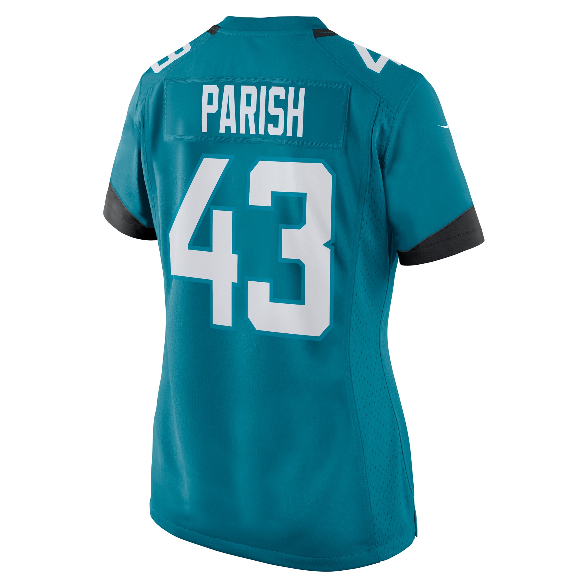 Women's Jacksonville Jaguars Derek Parish Teal Game Jersey JS4381 nicesnker - Image 3