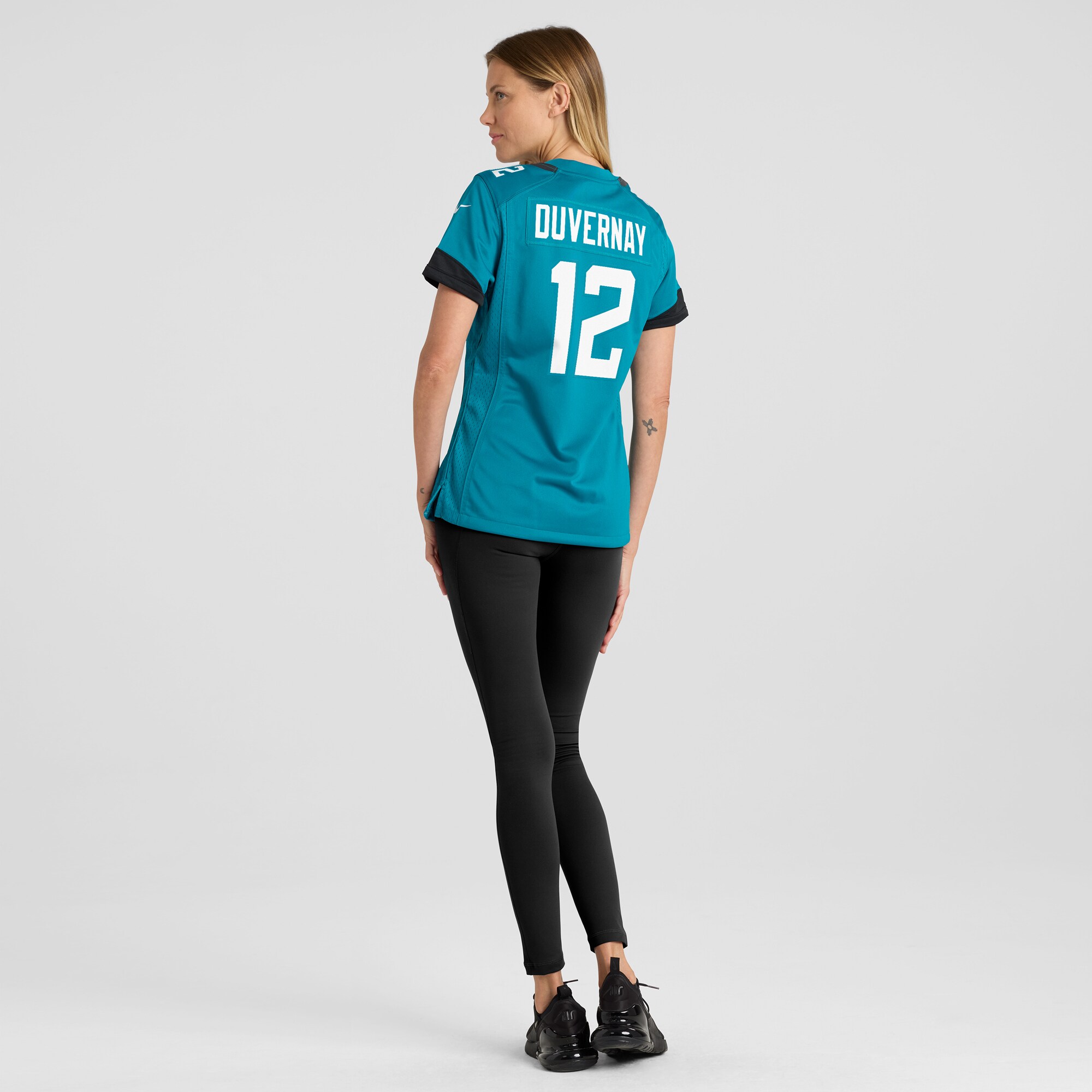 Women's Jacksonville Jaguars Devin Duvernay Teal Team Game Jersey JS7342 nicesnker - Image 5