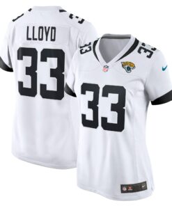 Women's Jacksonville Jaguars Devin Lloyd White Away Game Player Jersey JS2530 nicesnker