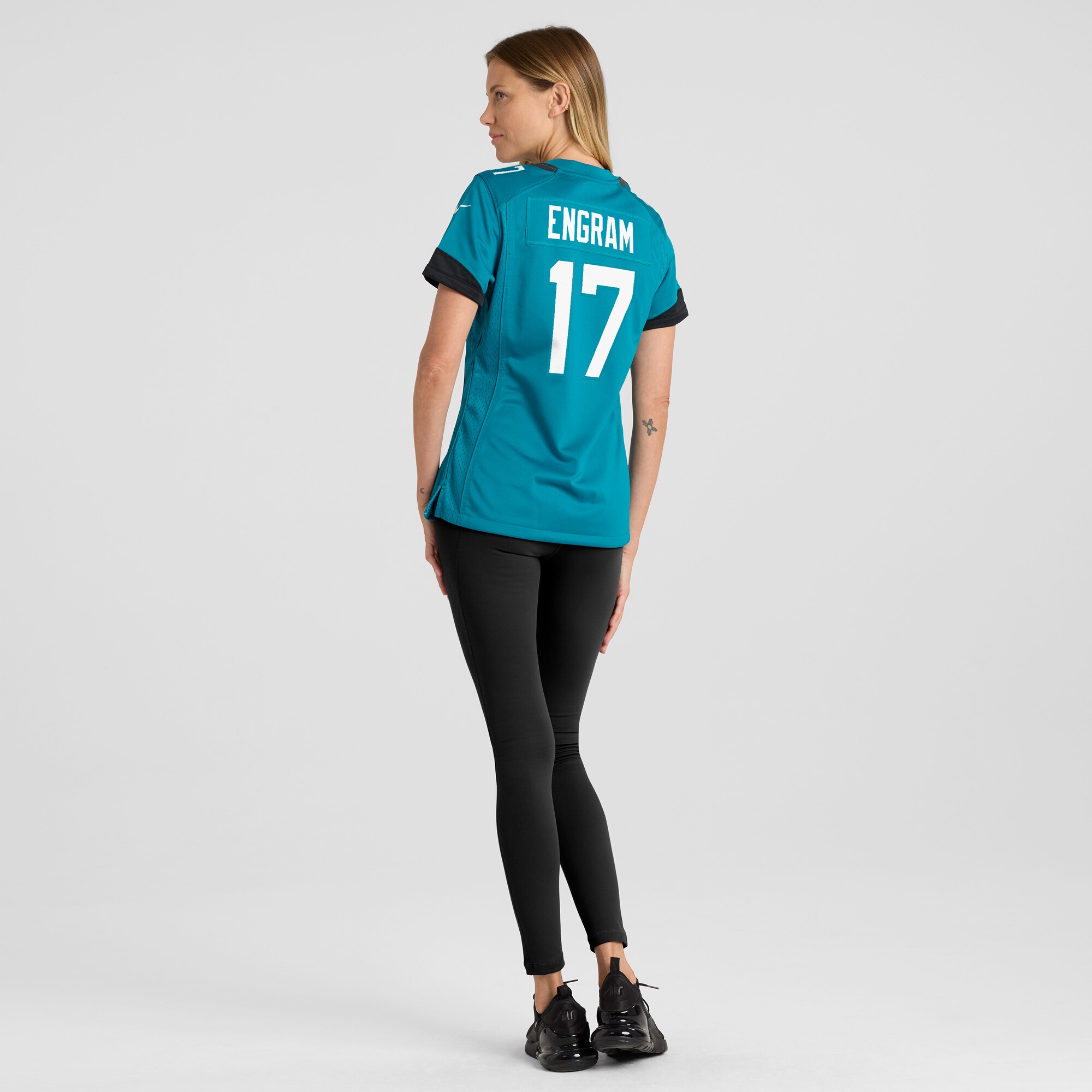 Women's Jacksonville Jaguars Evan Engram Teal Game Jersey JS5656 nicesnker - Image 5