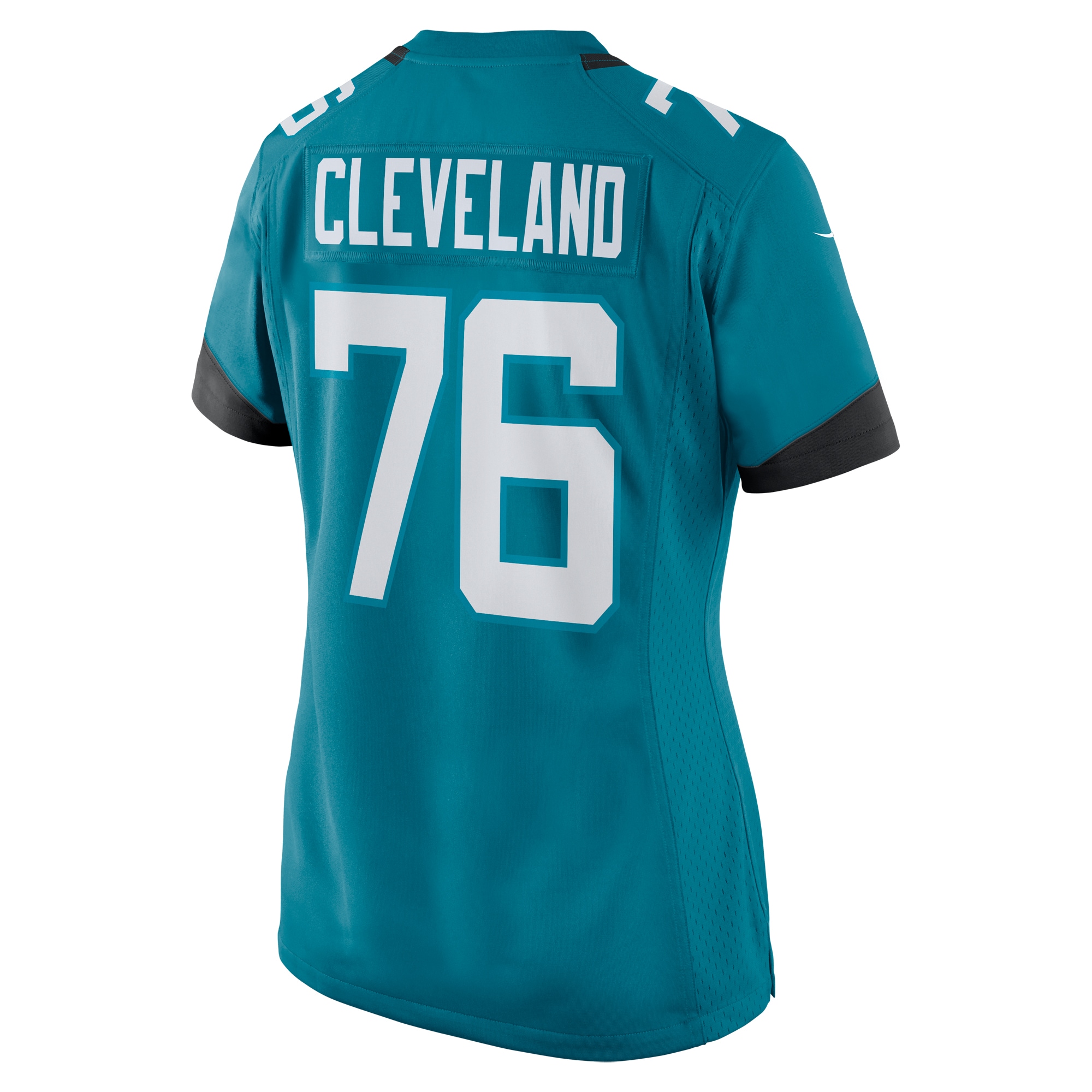 Women's Jacksonville Jaguars Ezra Cleveland Teal Game Jersey JS3393 nicesnker - Image 3