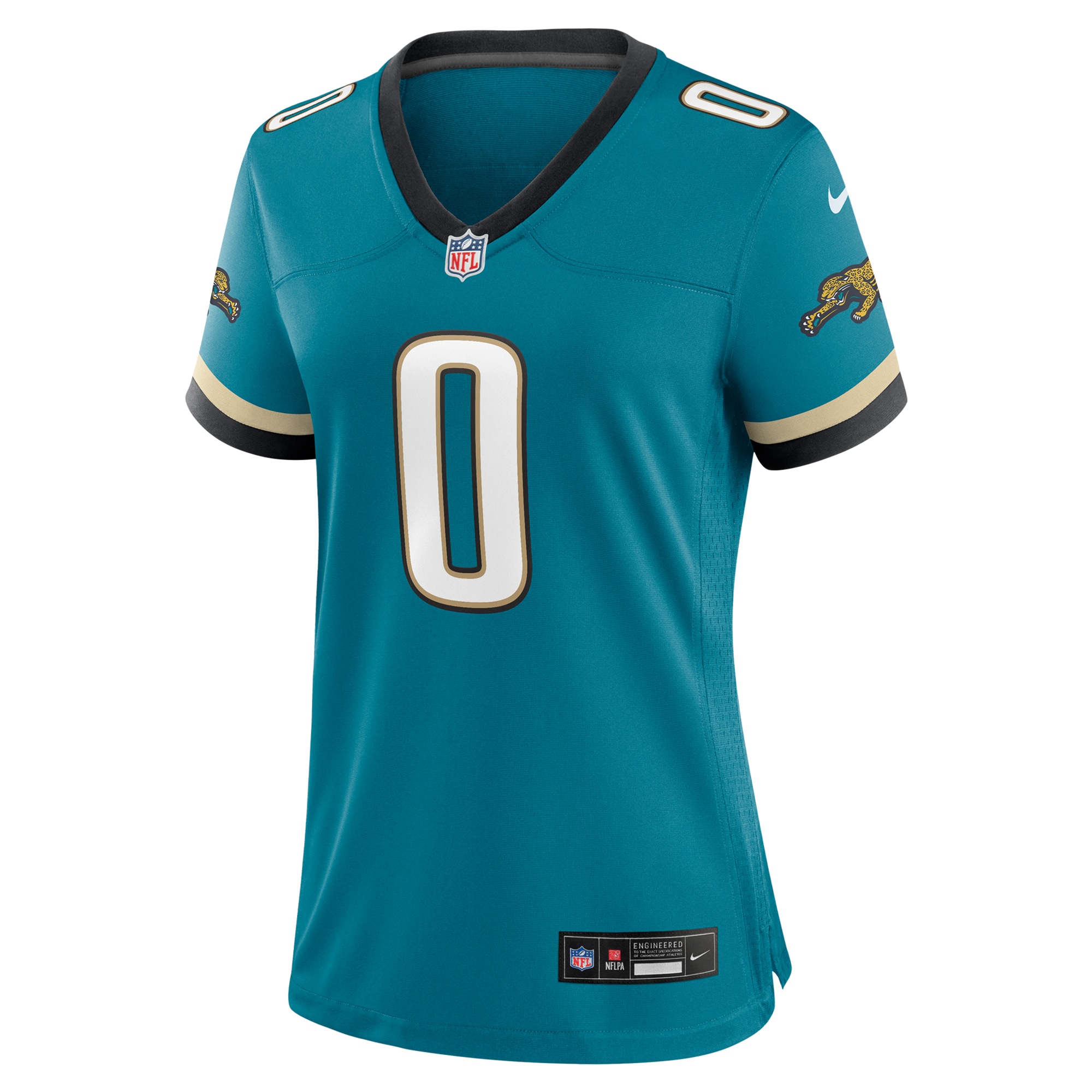 Women's Jacksonville Jaguars Gabe Davis Teal Prowler Throwback Game Jersey JS1137 nicesnker - Image 2