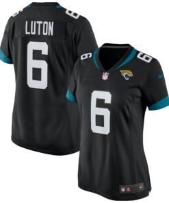 Women's Jacksonville Jaguars Jake Luton Black Game Jersey JS6298 nicesnker