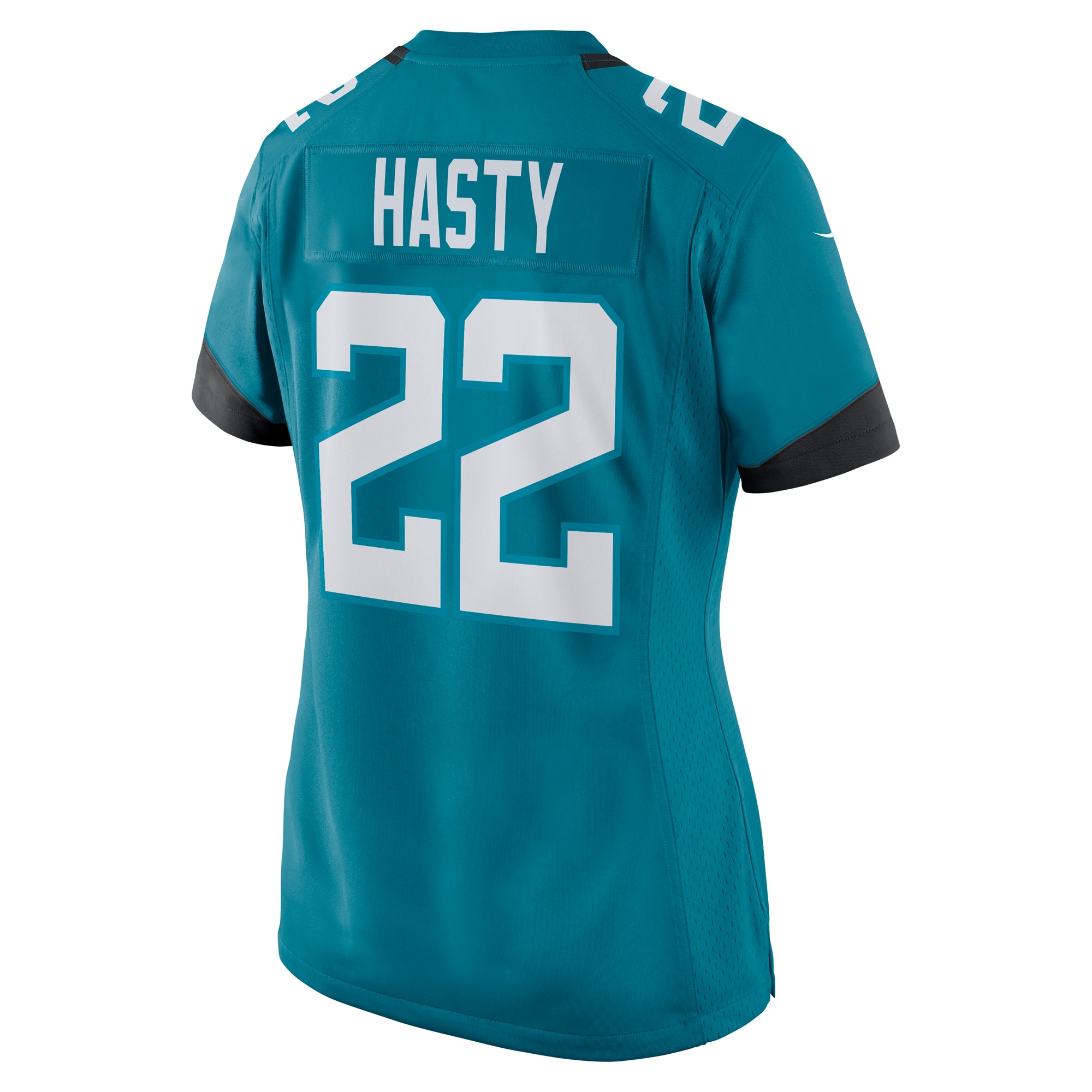 Women's Jacksonville Jaguars Jamycal Hasty Teal Game Player Jersey JS8821 nicesnker - Image 3