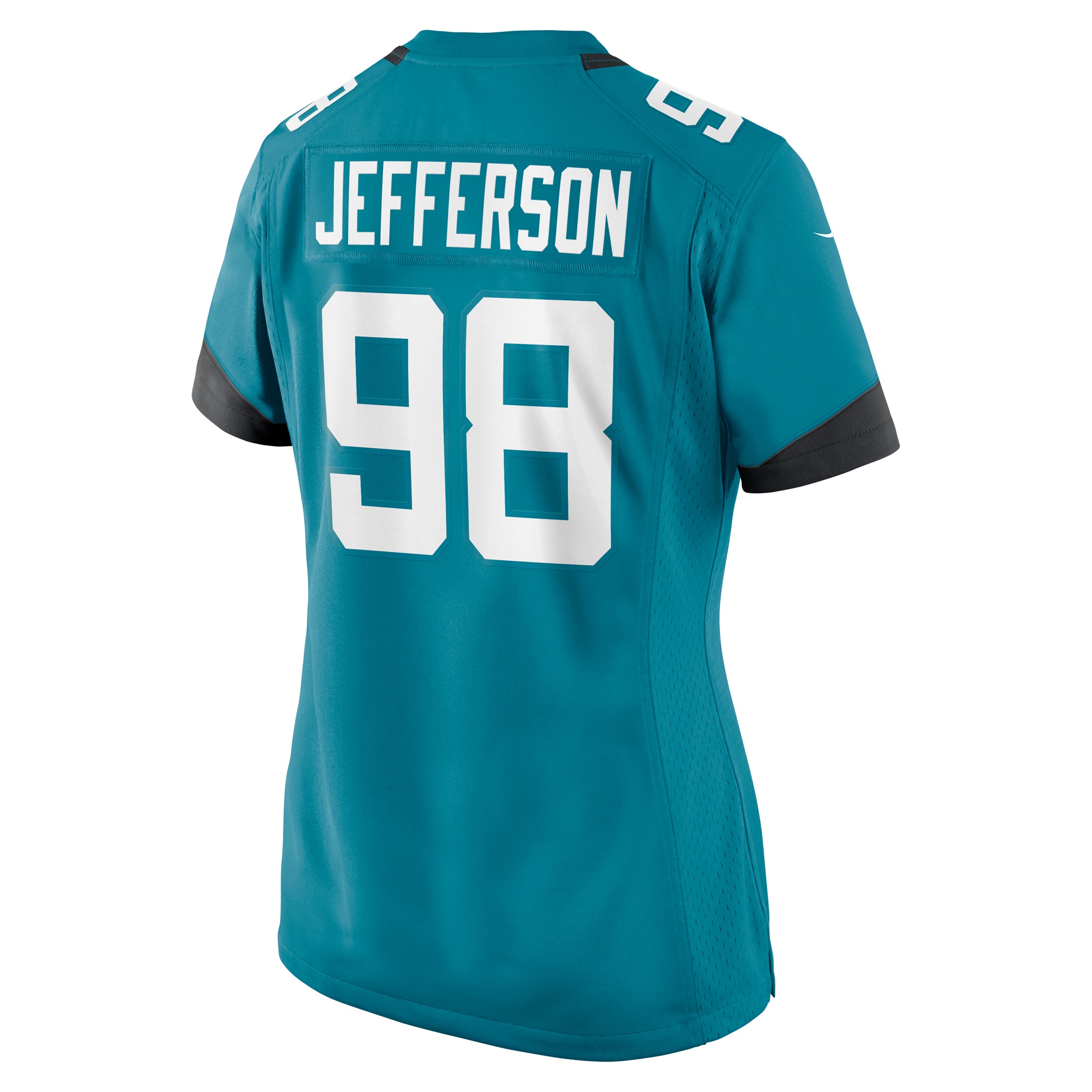 Women's Jacksonville Jaguars Jefferson Teal Game Jersey JS1221 nicesnker - Image 3