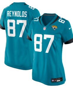 Women's Jacksonville Jaguars Josh Reynolds Teal Team Game Jersey JS5574 nicesnker
