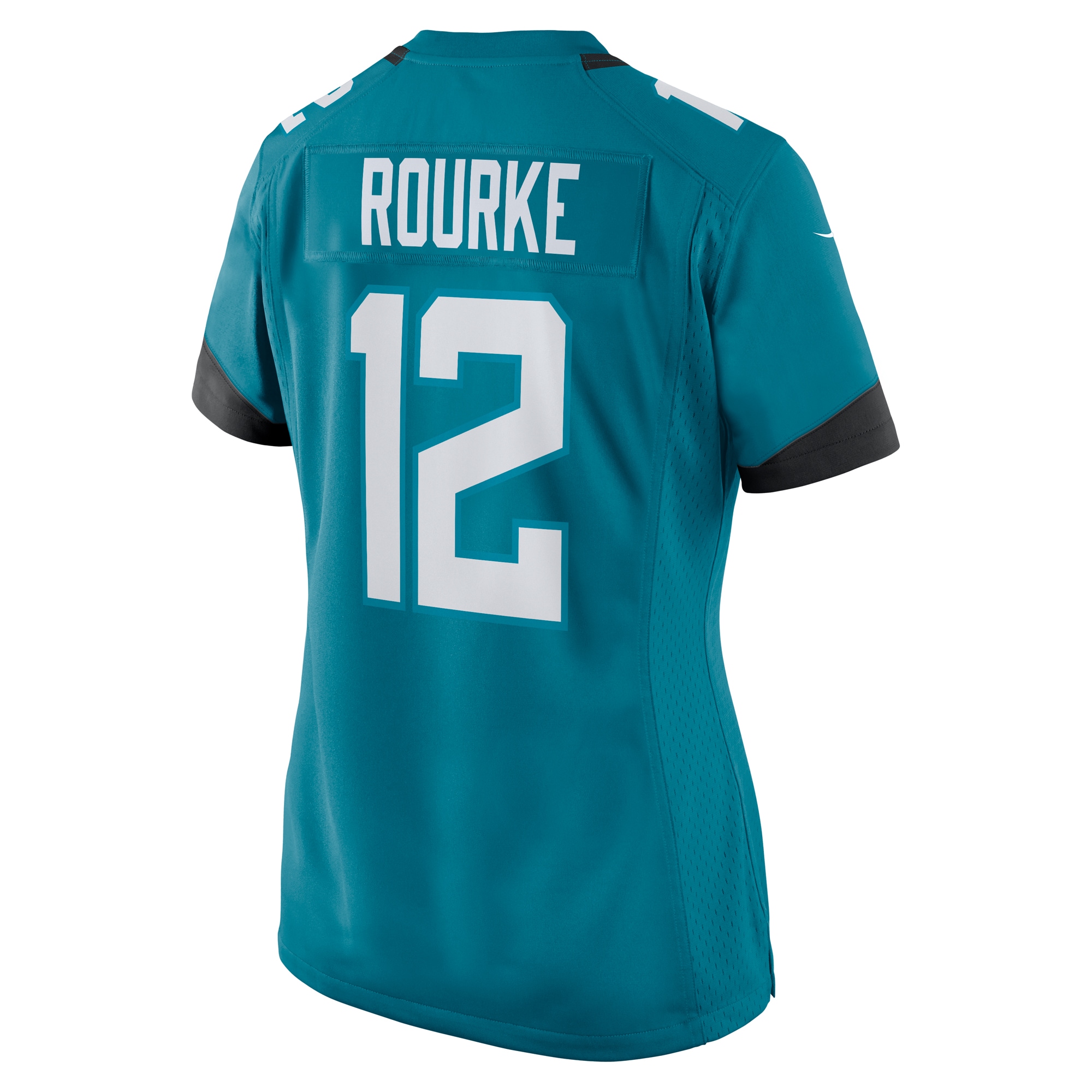 Women's Jacksonville Jaguars Nathan Rourke Teal Team Game Jersey JS3232 nicesnker - Image 3