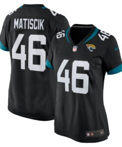 Women's Jacksonville Jaguars Ross Matiscik Black Game Jersey JS5061 nicesnker