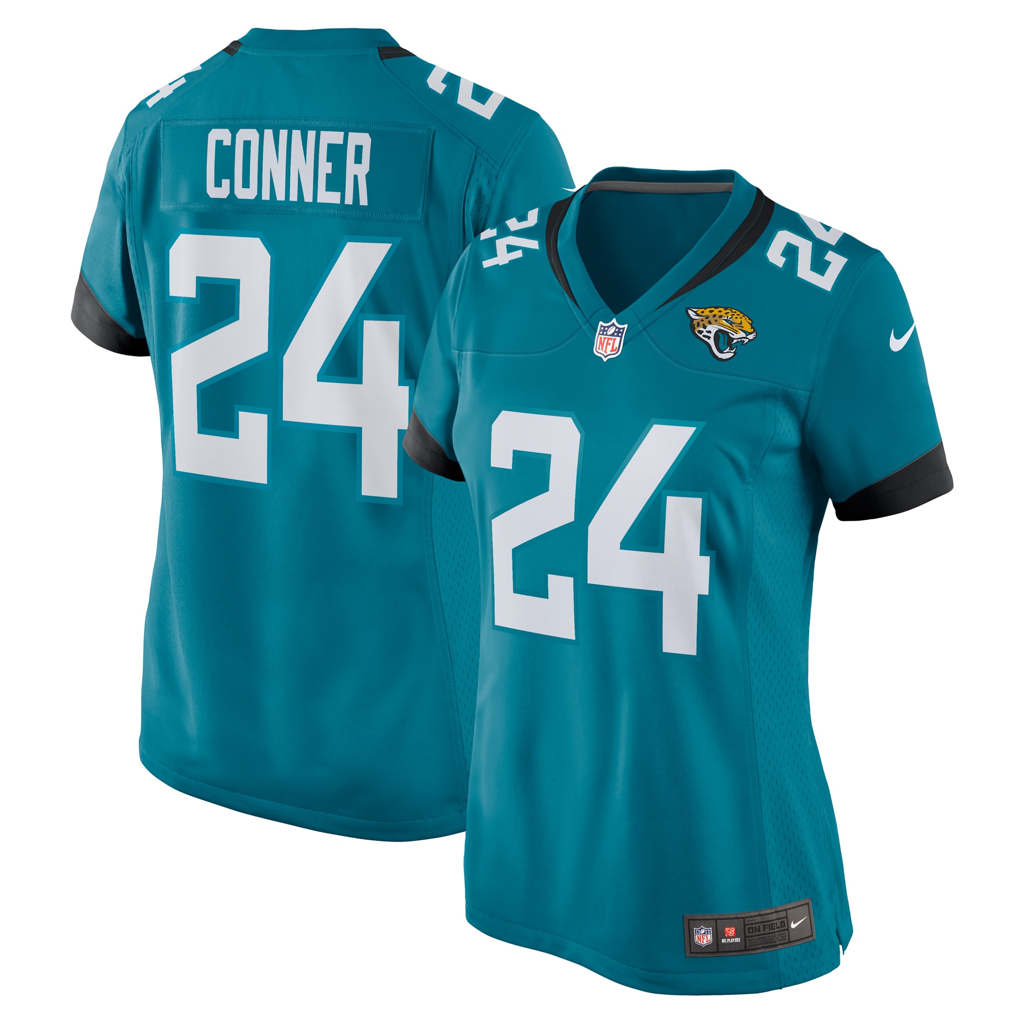 Women's Jacksonville Jaguars Snoop Conner Teal Game Player Jersey JS8843 nicesnker