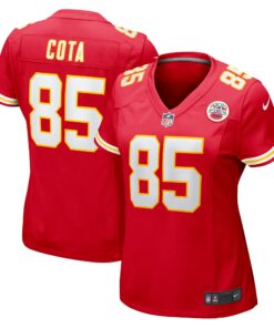Women's Kansas City Chiefs Chase Cota Red Game Jersey JS4658 nicesnker