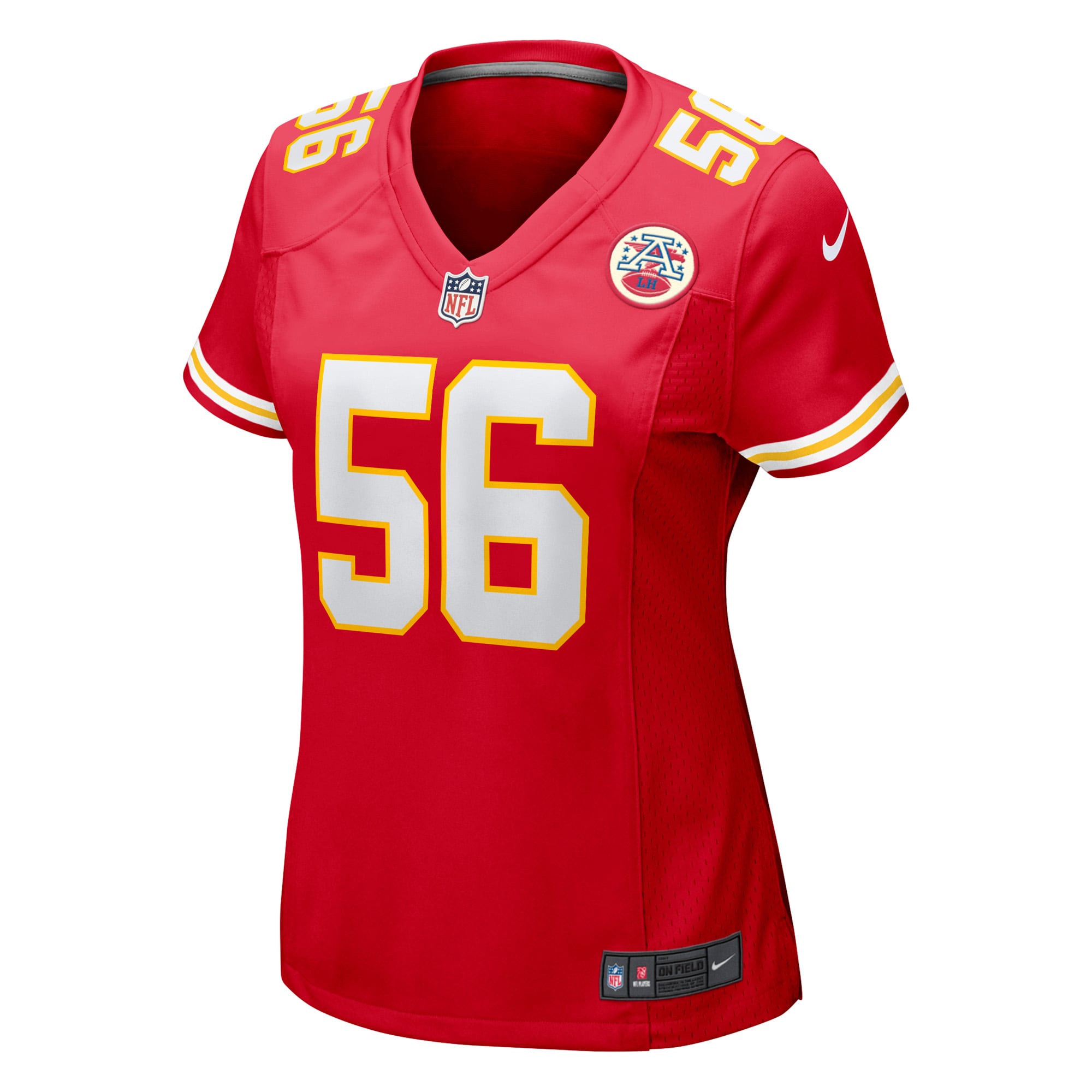 Women's Kansas City Chiefs George Karlaftis Red Game Player Jersey JS3417 nicesnker - Image 2