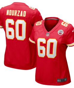Women's Kansas City Chiefs Hunter Nourzad Red Game Jersey JS1390 nicesnker