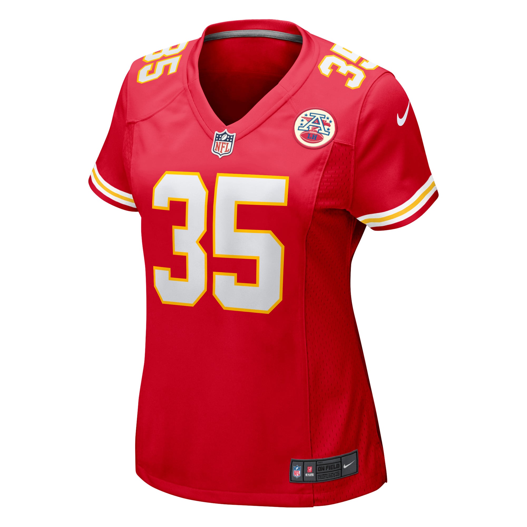 Women's Kansas City Chiefs Jaylen Watson Red Game Player Jersey JS4219 nicesnker - Image 2