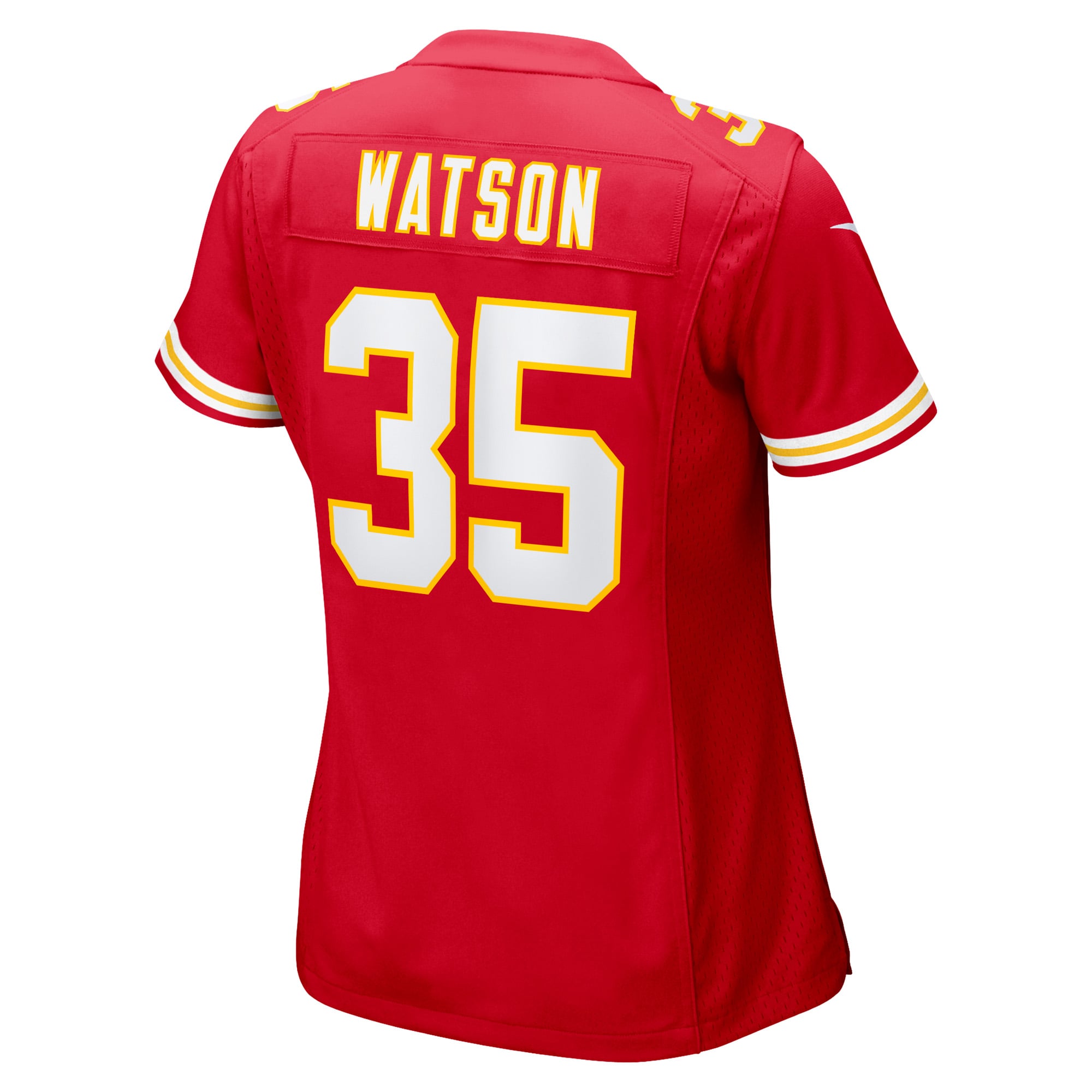 Women's Kansas City Chiefs Jaylen Watson Red Game Player Jersey JS4219 nicesnker - Image 3