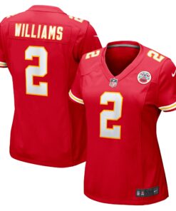 Women's Kansas City Chiefs Joshua Williams Red Game Jersey JS3191 nicesnker