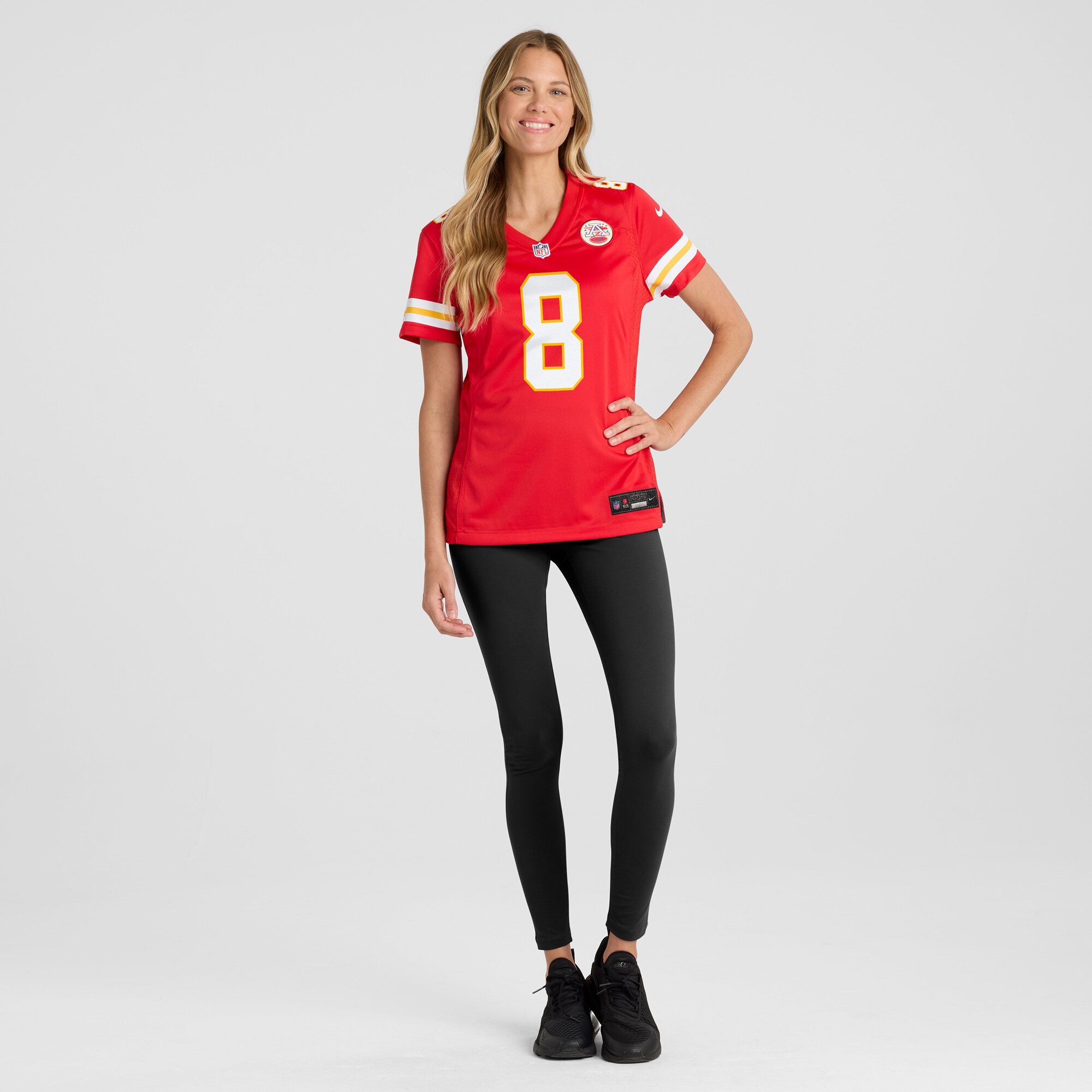 Women's Kansas City Chiefs Justyn Ross Red Home Game Player Jersey JS3069 nicesnker - Image 4