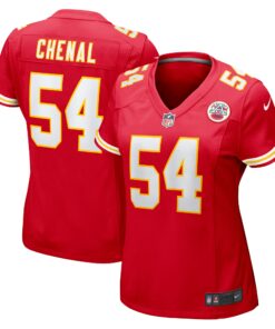 Women's Kansas City Chiefs Leo Chenal Red Game Player Jersey JS8078 nicesnker