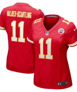 Women's Kansas City Chiefs Marquez Valdes-Scantling Red Game Jersey JS9529 nicesnker