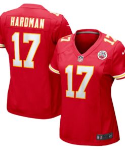 Women's Kansas City Chiefs Mecole Hardman Red Game Jersey JS5508 nicesnker