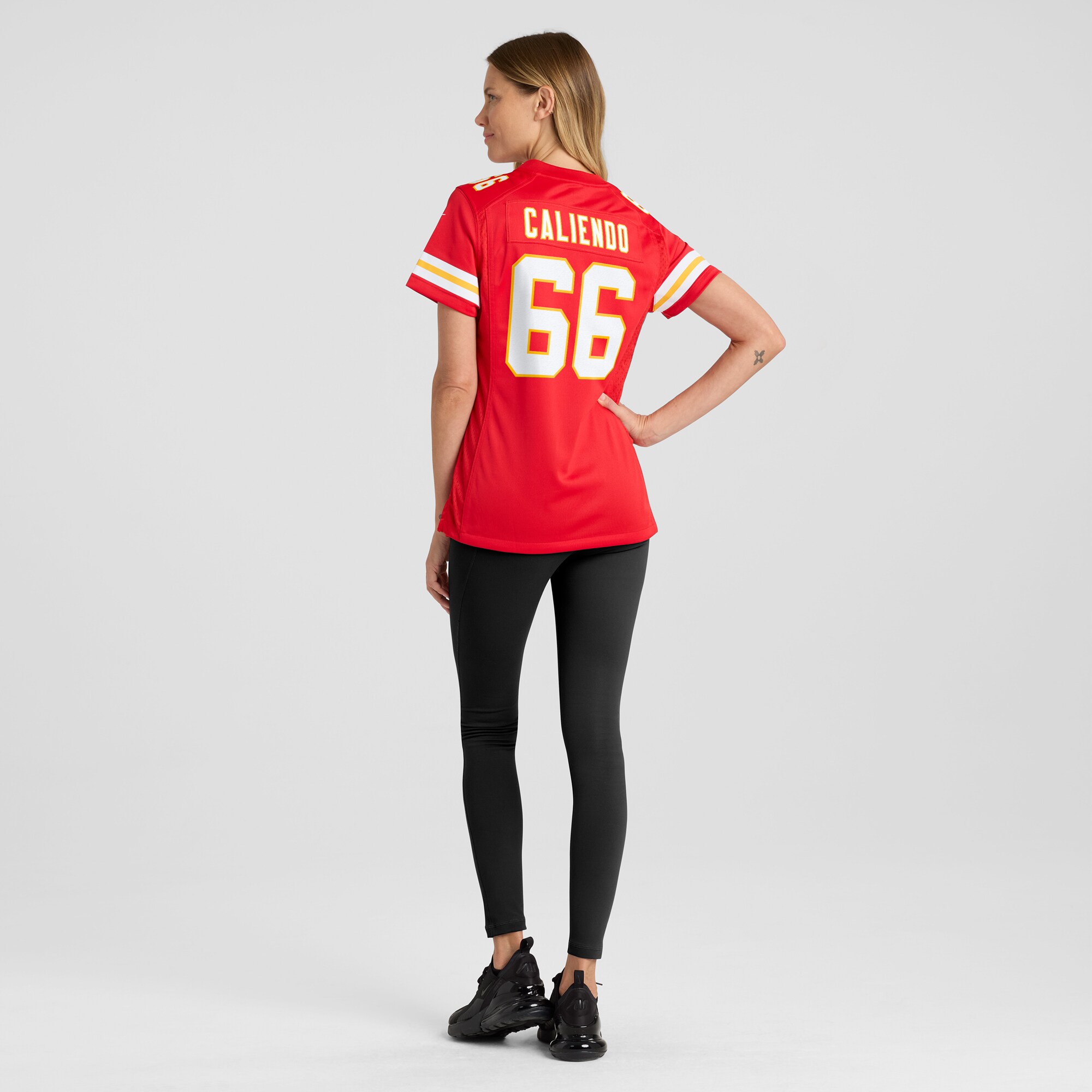 Women's Kansas City Chiefs Mike Caliendo Red Game Player Jersey JS4654 nicesnker - Image 5