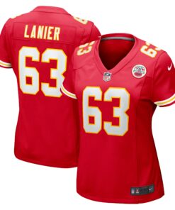 Women's Kansas City Chiefs Willie Lanier Red Retired Player Jersey JS5095 nicesnker