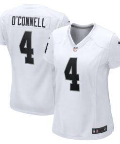 Women's Las Vegas Raiders Aidan O'Connell White Game Jersey JS7283 nicesnker