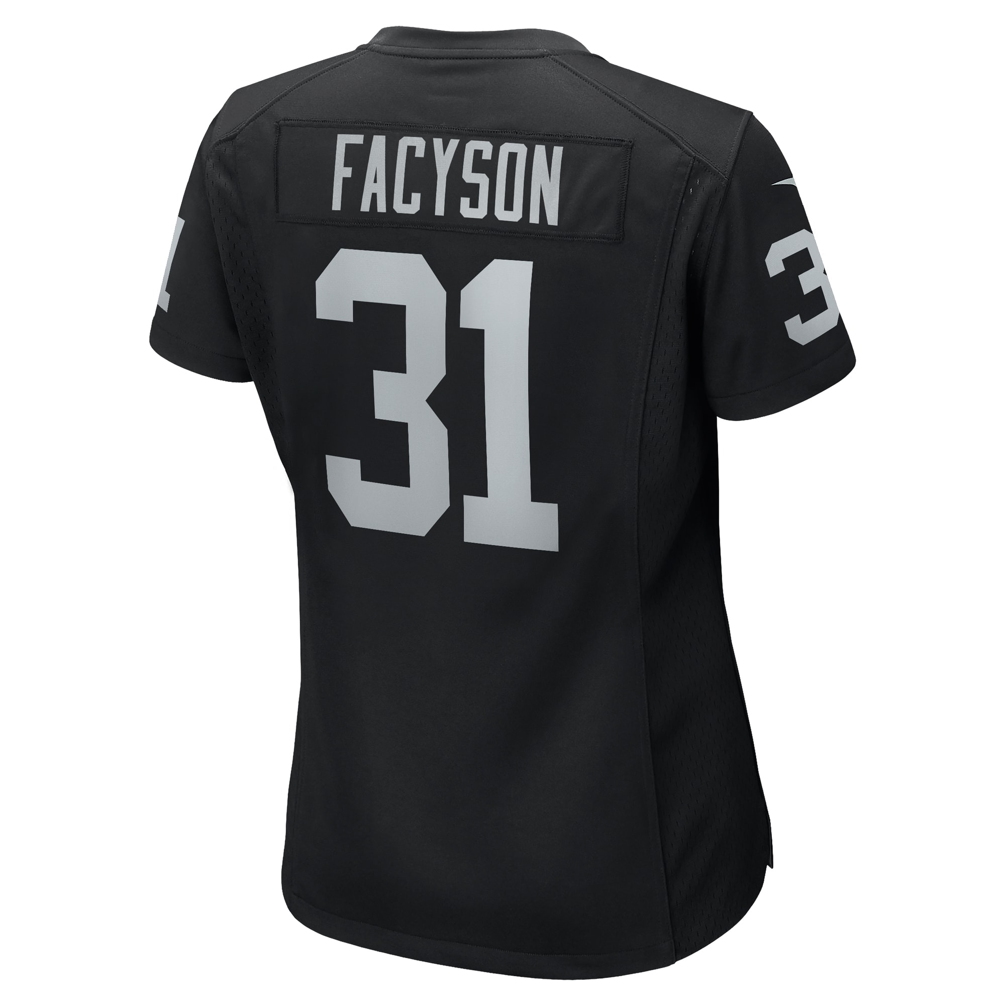 Women's Las Vegas Raiders Brandon Facyson Black Team Game Jersey JS2824 nicesnker - Image 3