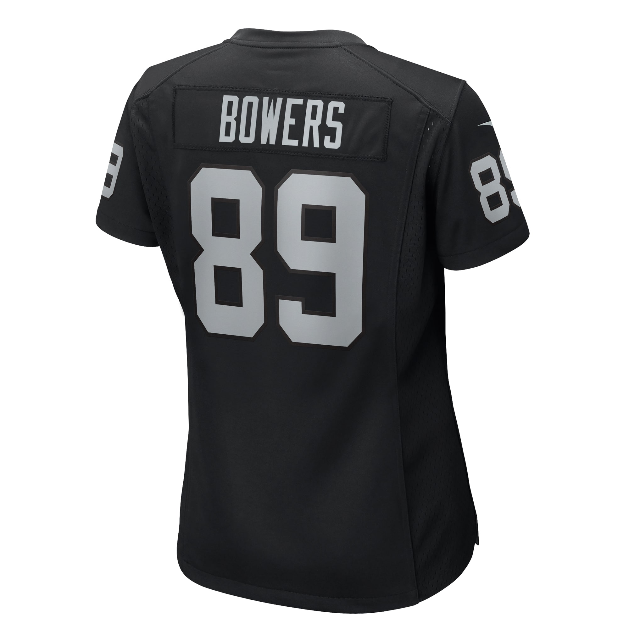 Women's Las Vegas Raiders Brock Bowers Black Team Game Jersey JS8268 nicesnker - Image 3