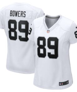 Women's Las Vegas Raiders Brock Bowers White Game Jersey JS8375 nicesnker