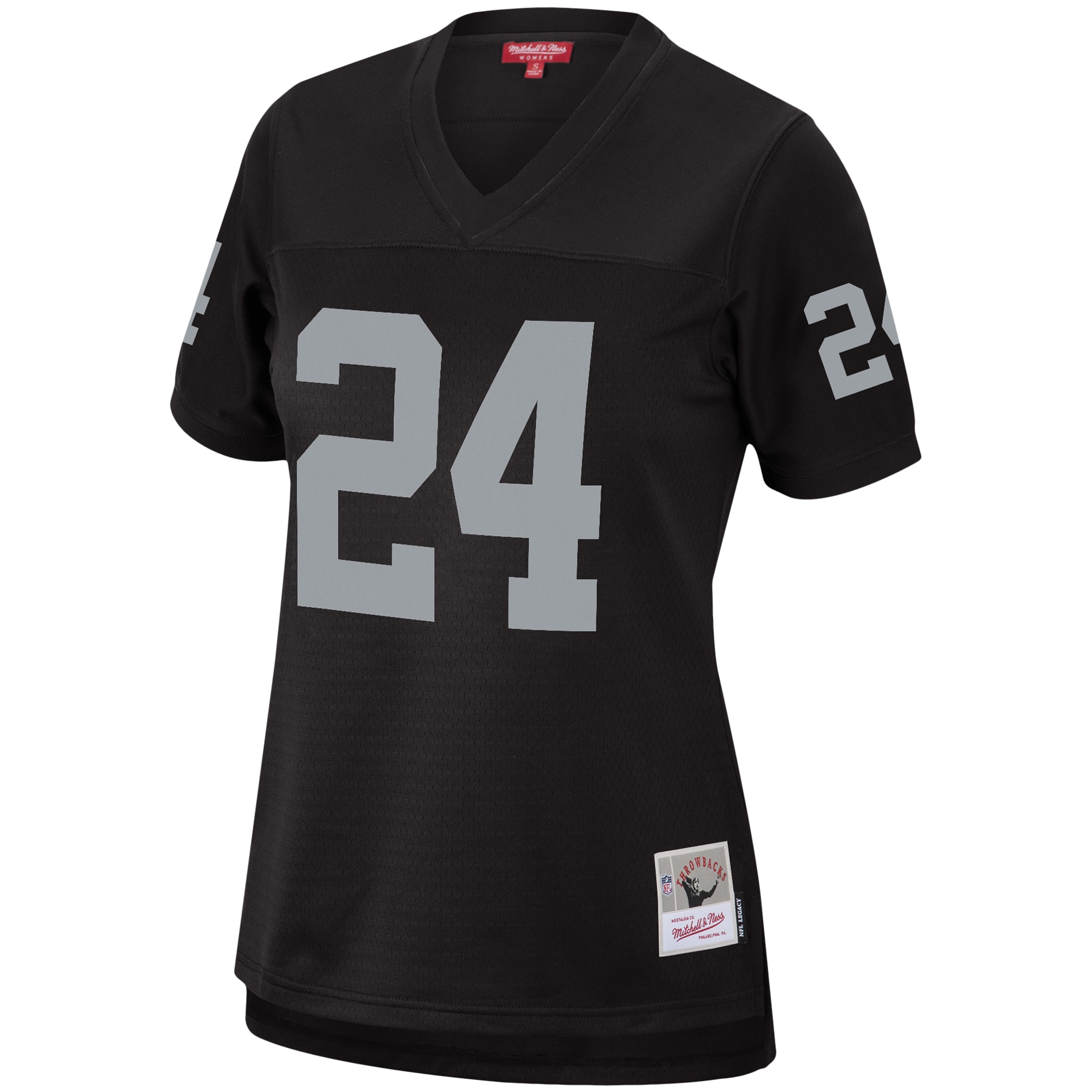 Women's Las Vegas Raiders Charles Woodson Mitchell & Ness Black Legacy Team Jersey JS6234 nicesnker - Image 2