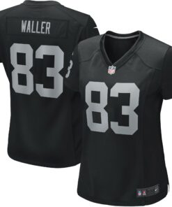 Women's Las Vegas Raiders Darren Waller Black Player Jersey JS6077 nicesnker
