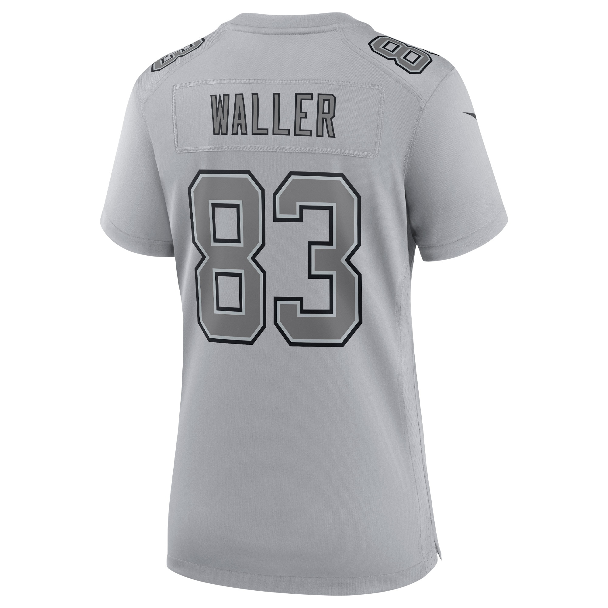 Women's Las Vegas Raiders Darren Waller Gray Atmosphere Fashion Game Jersey JS9948 nicesnker - Image 3