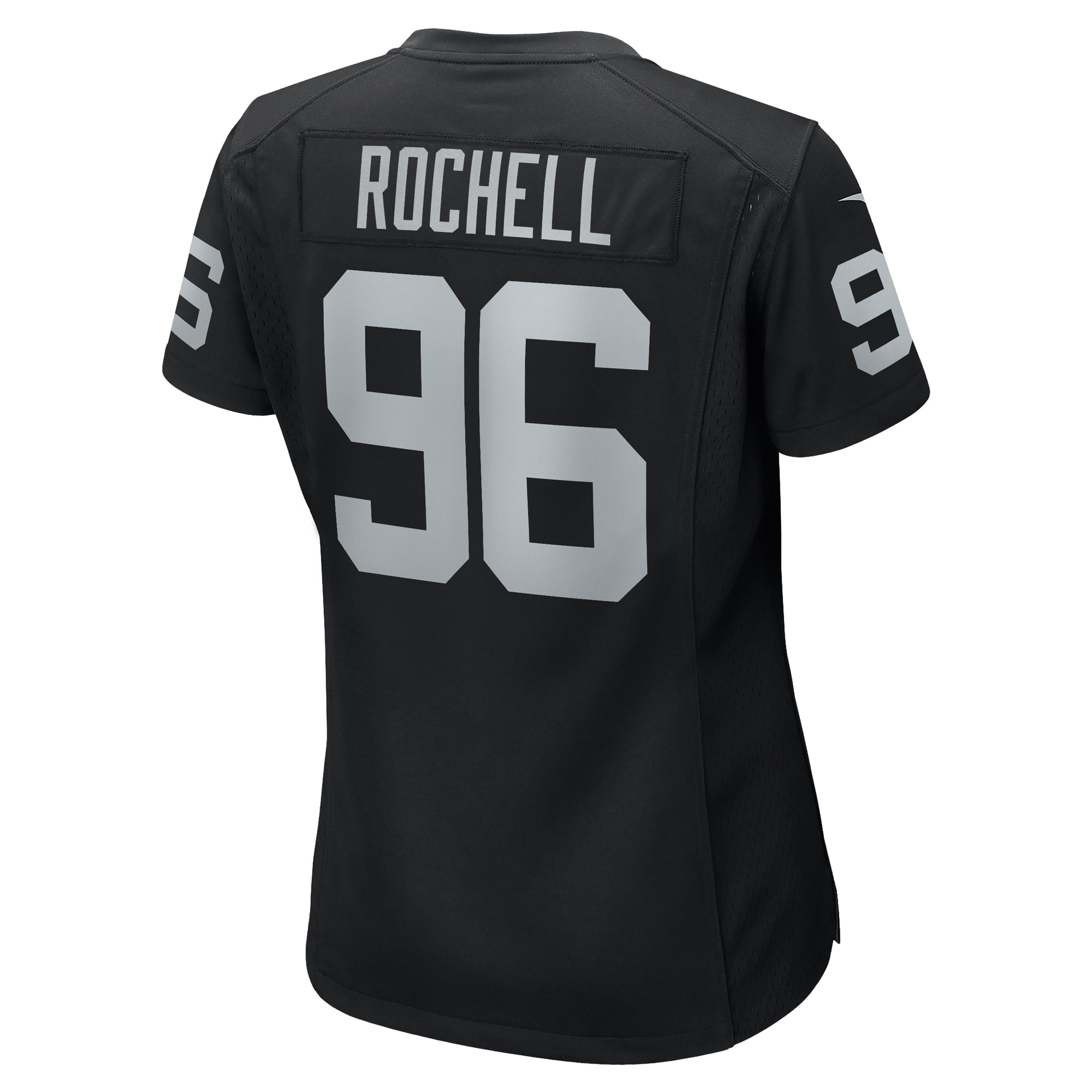 Women's Las Vegas Raiders Isaac Rochell Black Team Game Jersey JS7024 nicesnker - Image 3