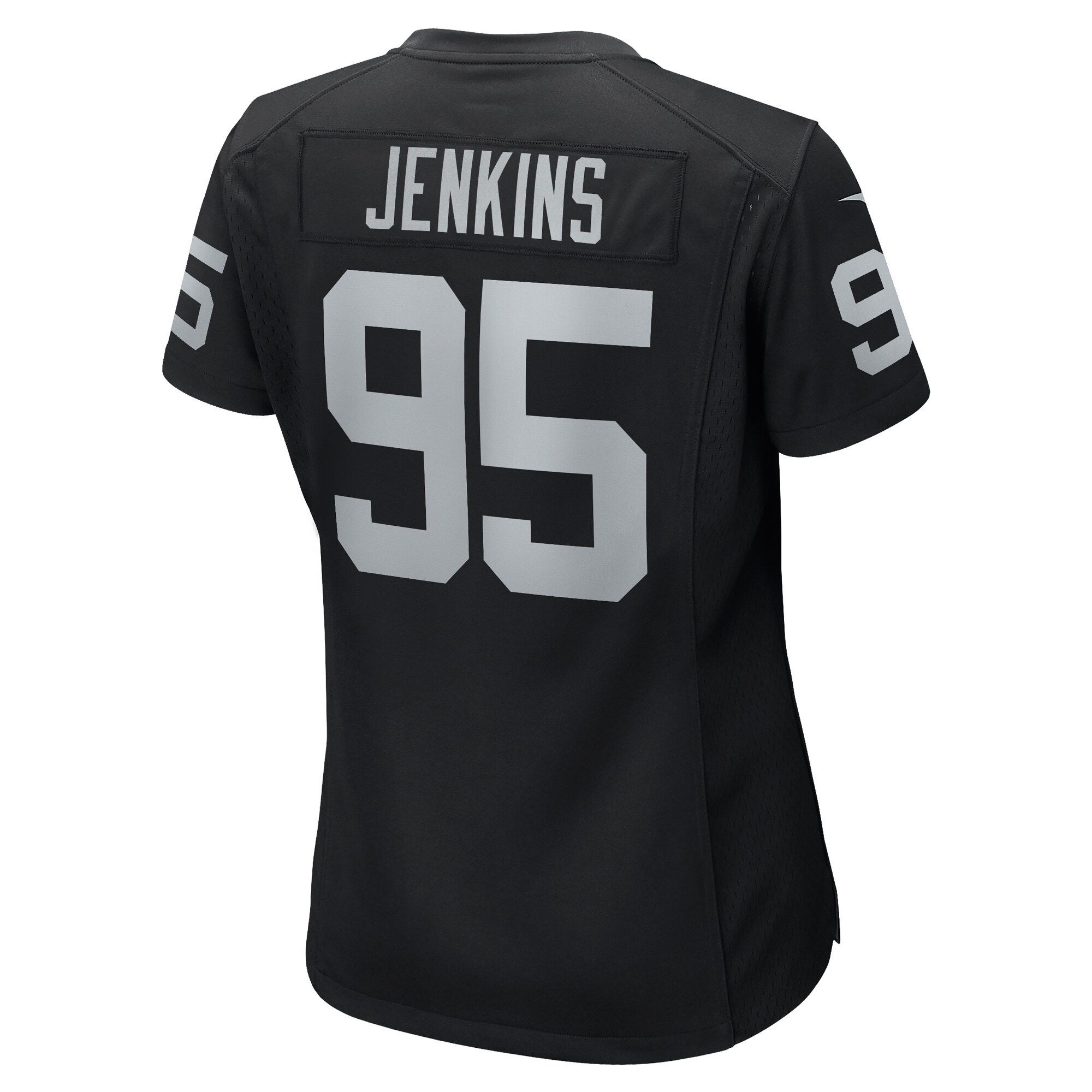 Women's Las Vegas Raiders John Jenkins Black Game Jersey JS5779 nicesnker - Image 3