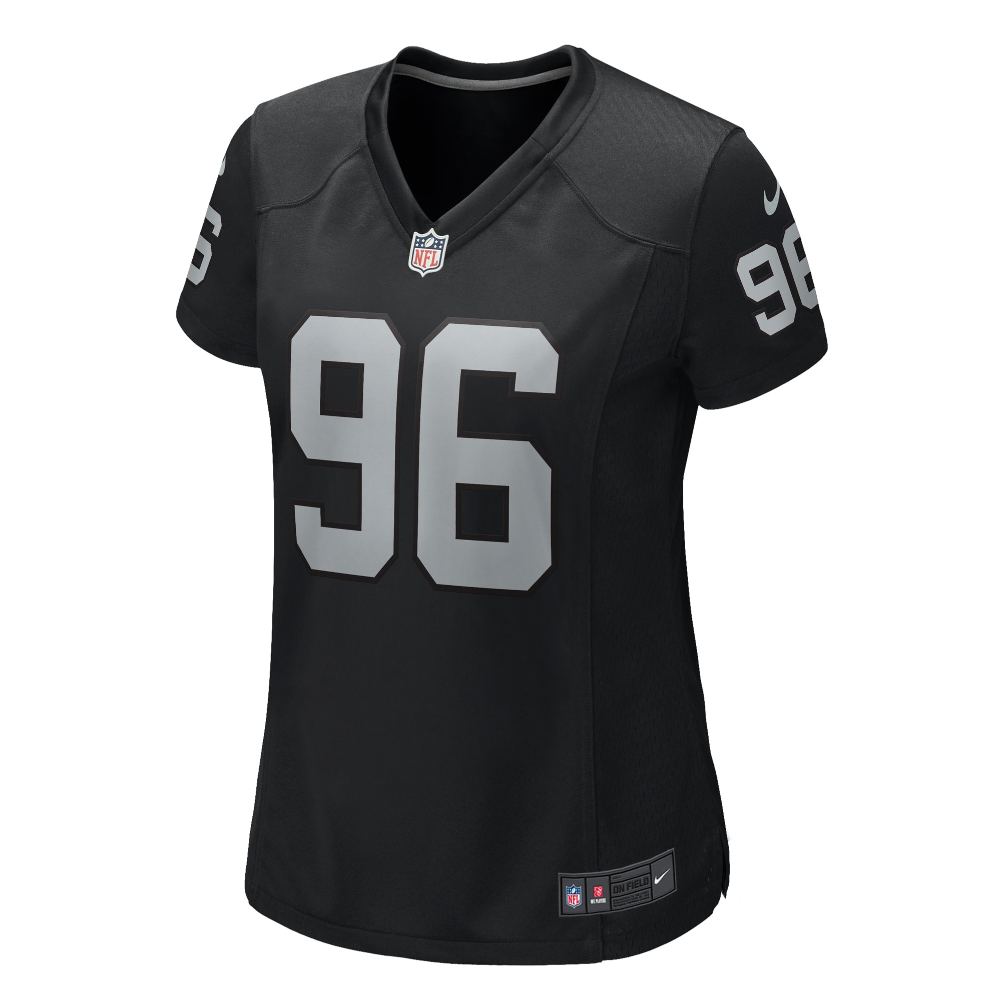 Women's Las Vegas Raiders Jonah Laulu Black Game Jersey JS5929 nicesnker - Image 2