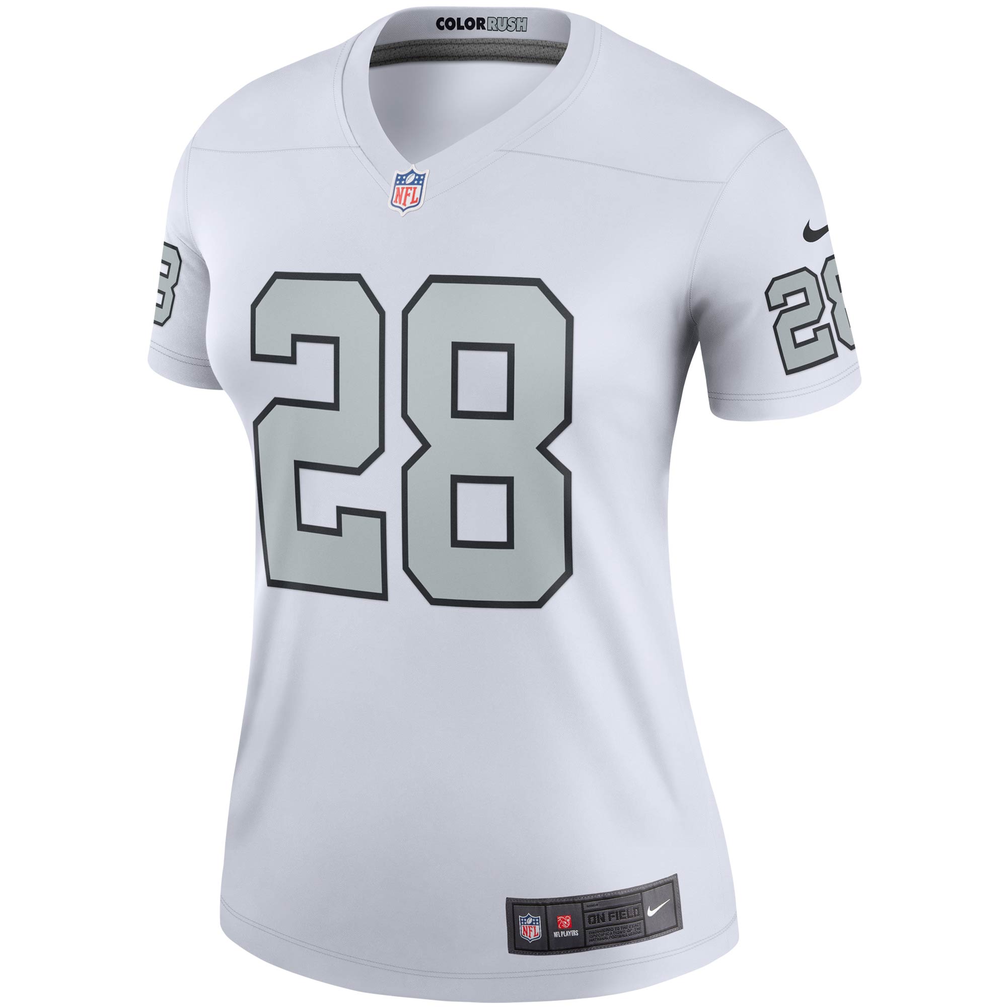 Women's Las Vegas Raiders Josh Jacobs White Alternate Legend Player Performance Top JS3852 nicesnker - Image 2