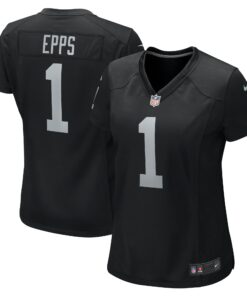 Women's Las Vegas Raiders Marcus Epps Black Game Player Jersey JS3247 nicesnker