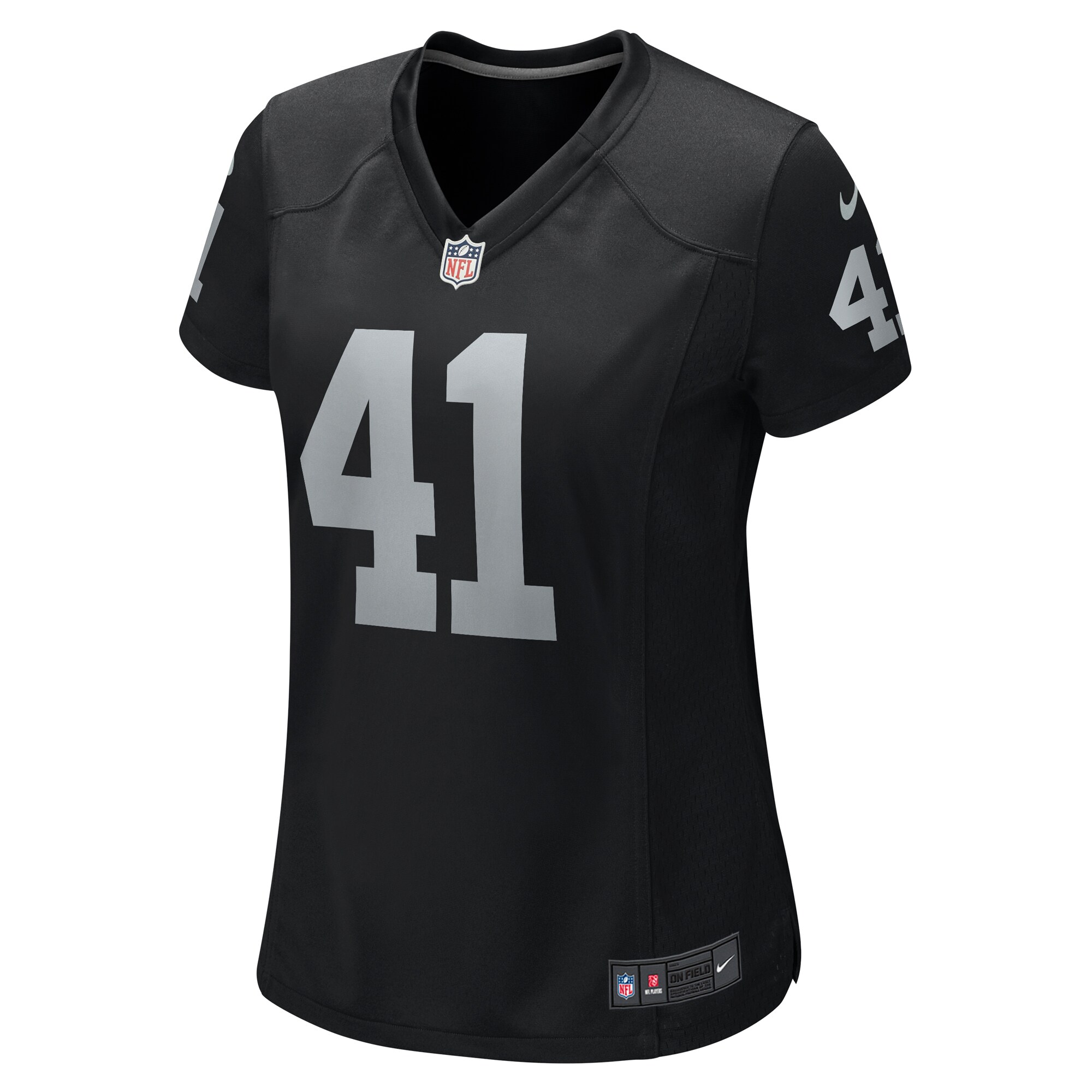Women's Las Vegas Raiders Robert Spillane Black Game Player Jersey JS2502 nicesnker - Image 2
