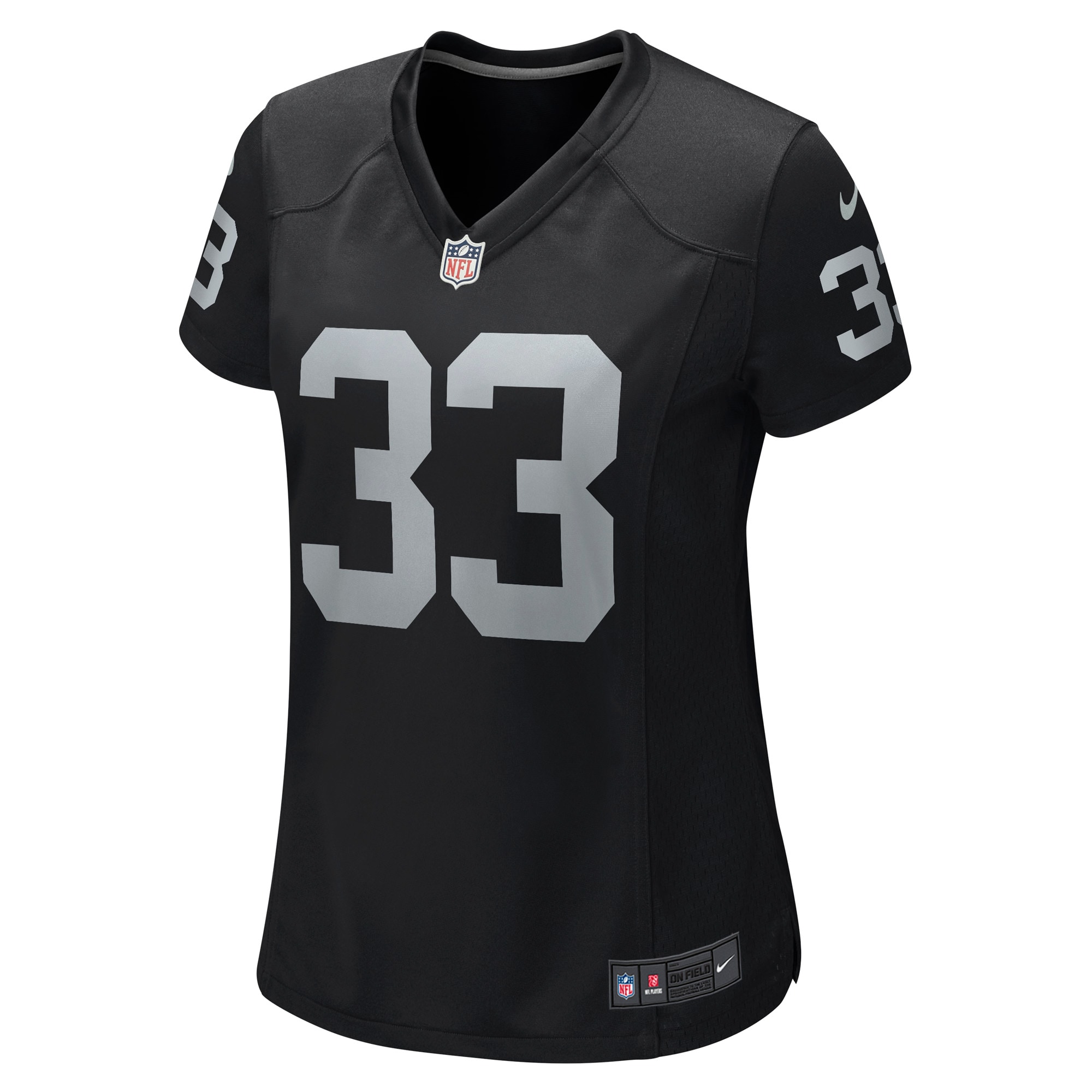 Women's Las Vegas Raiders Roderic Teamer Black Game Jersey JS5330 nicesnker - Image 2